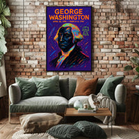 George Washington Neon Liberty Historical or Presidential Poster