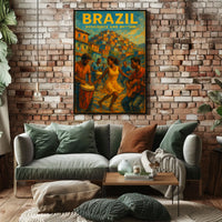 Brazil Resilience And Rhythm Poster 18x24 Wall Art Print