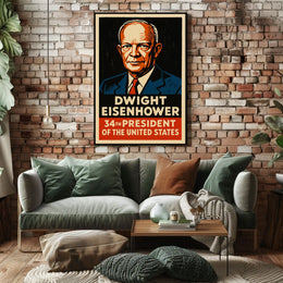 Dwight Eisenhower 34th President Poster