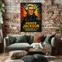 Andrew Jackson Seventh President Poster Wall Art 18x24