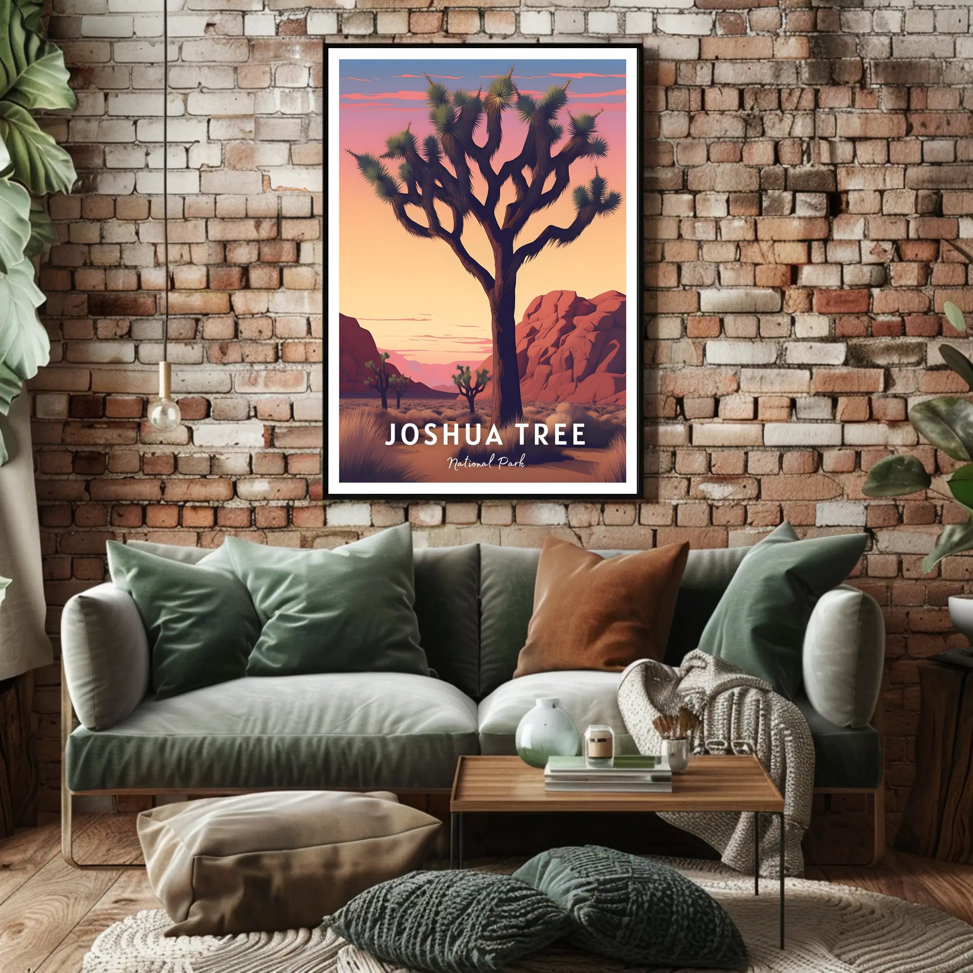 Joshua Tree National Park Scenic Poster Print