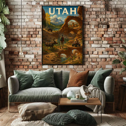 Utah Adventure Landscape Poster