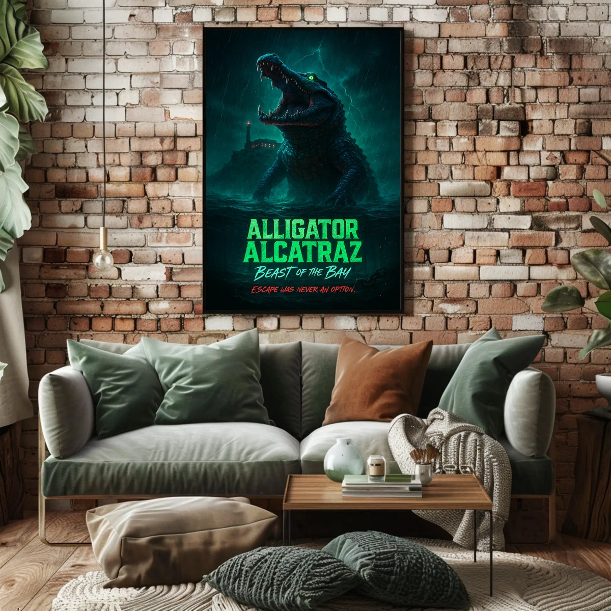 Alligator Alcatraz Beast of the Bay Poster
