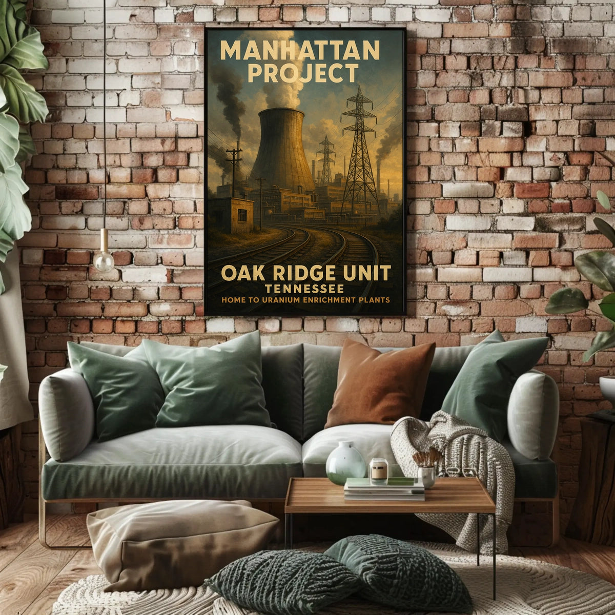 Manhattan Project Oak Ridge Unit Poster
