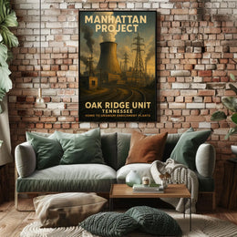 Manhattan Project Oak Ridge Unit Poster