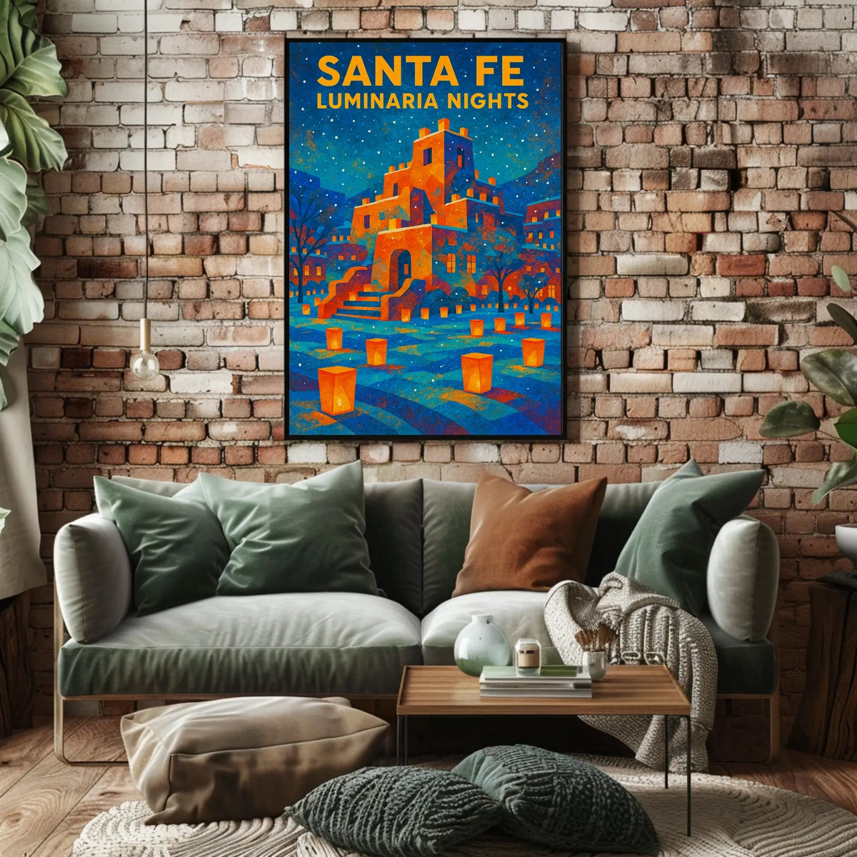 Santa Fe Luminaria Nights Poster