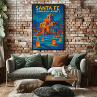 Santa Fe Luminaria Nights Poster