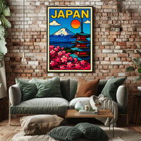 Japan A Vibrant Landscape Poster