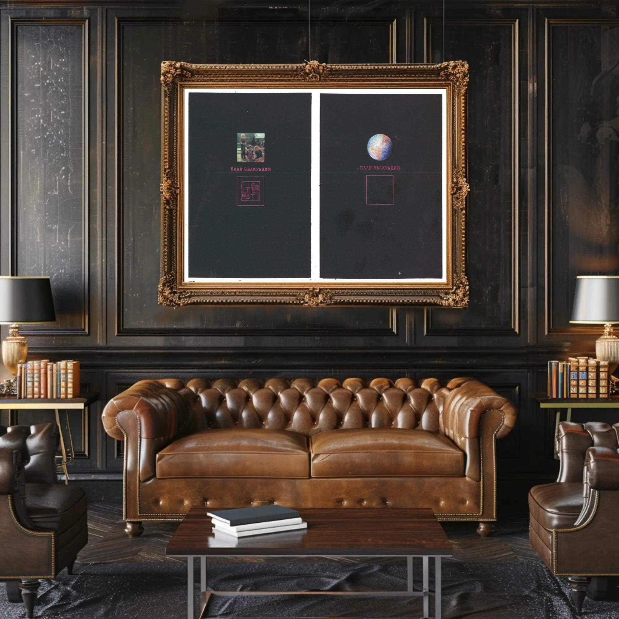 Evacuation Plan Concept Poster