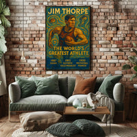Jim Thorpe Legendary Athlete Jim Thorpe Poster