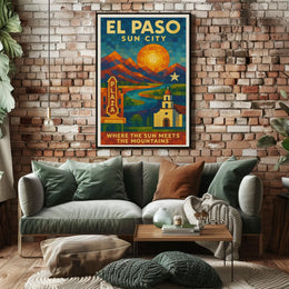 El Paso Sun City Poster