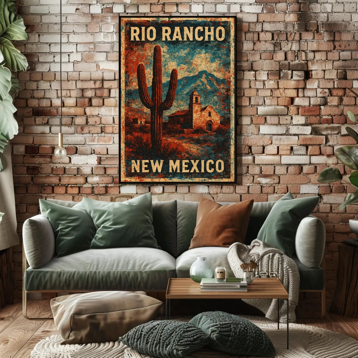 Rio Rancho Desert Landscape New Mexico Realism Poster