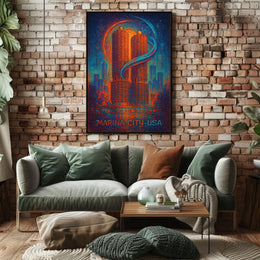 Marina City USA Poster