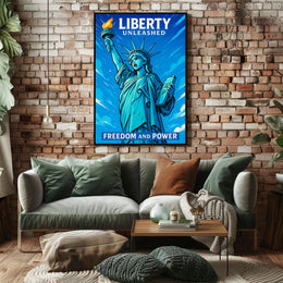 Liberty Unleashed Poster PosterGoat