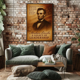 Abraham Lincoln A Legacy of Leadership Poster