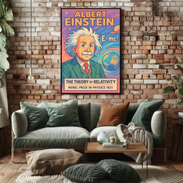 Albert Einstein The Theory Of Poster