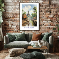 Siem Reap, Cambodia Poster PosterGoat