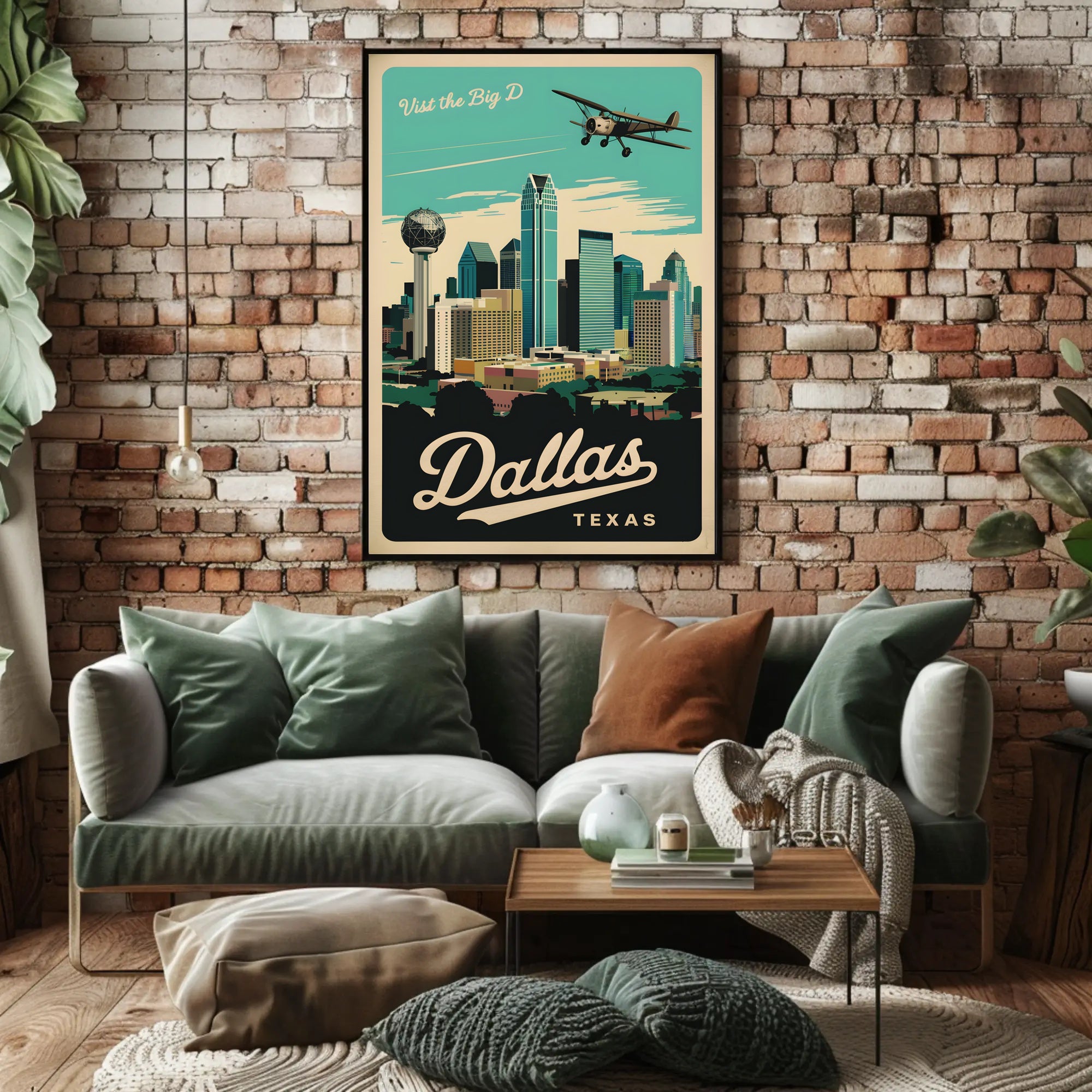 Visit Dallas, Texas Poster