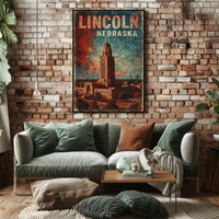Lincoln, Nebraska Poster