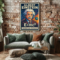 Albert Einstein Theoretical Physicist Poster