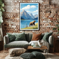 Lake Clark National Park Scenic Poster Print