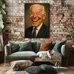 Joe Biden Caricature Poster PosterGoat