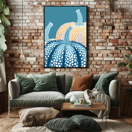 Abstract City Skyline Silhouette Art Poster