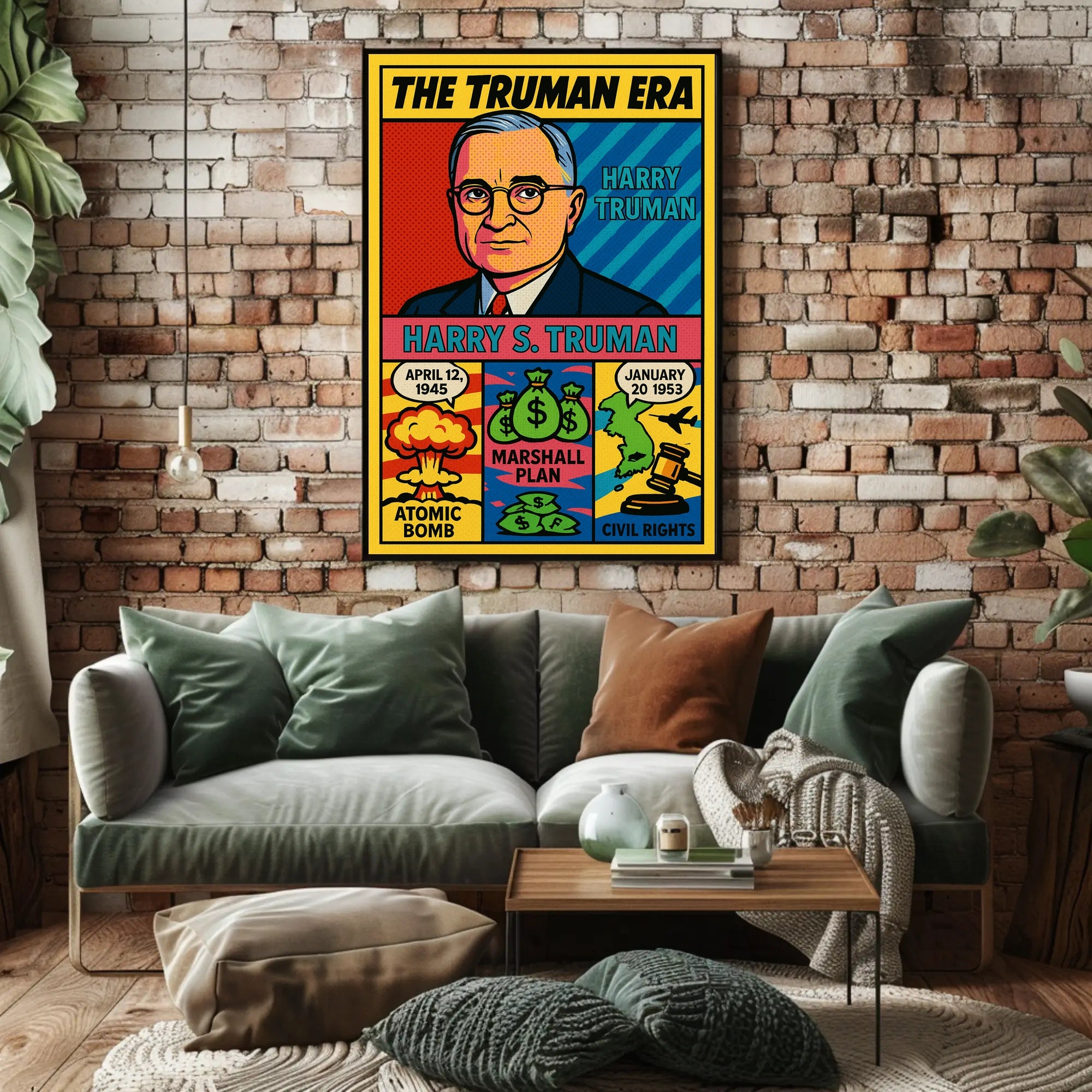 Harry S. Truman The Truman Era Poster PosterGoat