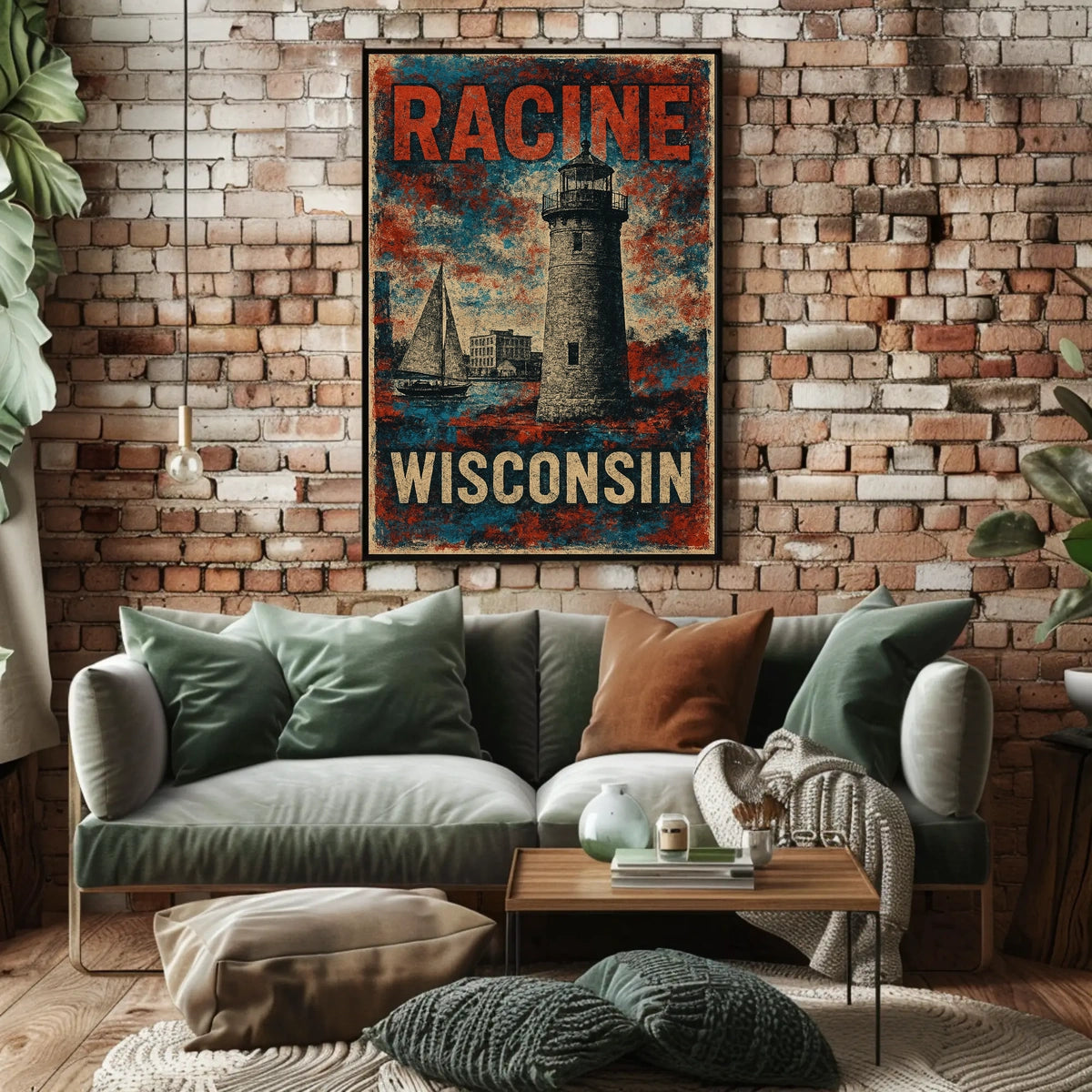 Racine, Wisconsin Lighthouse Poster