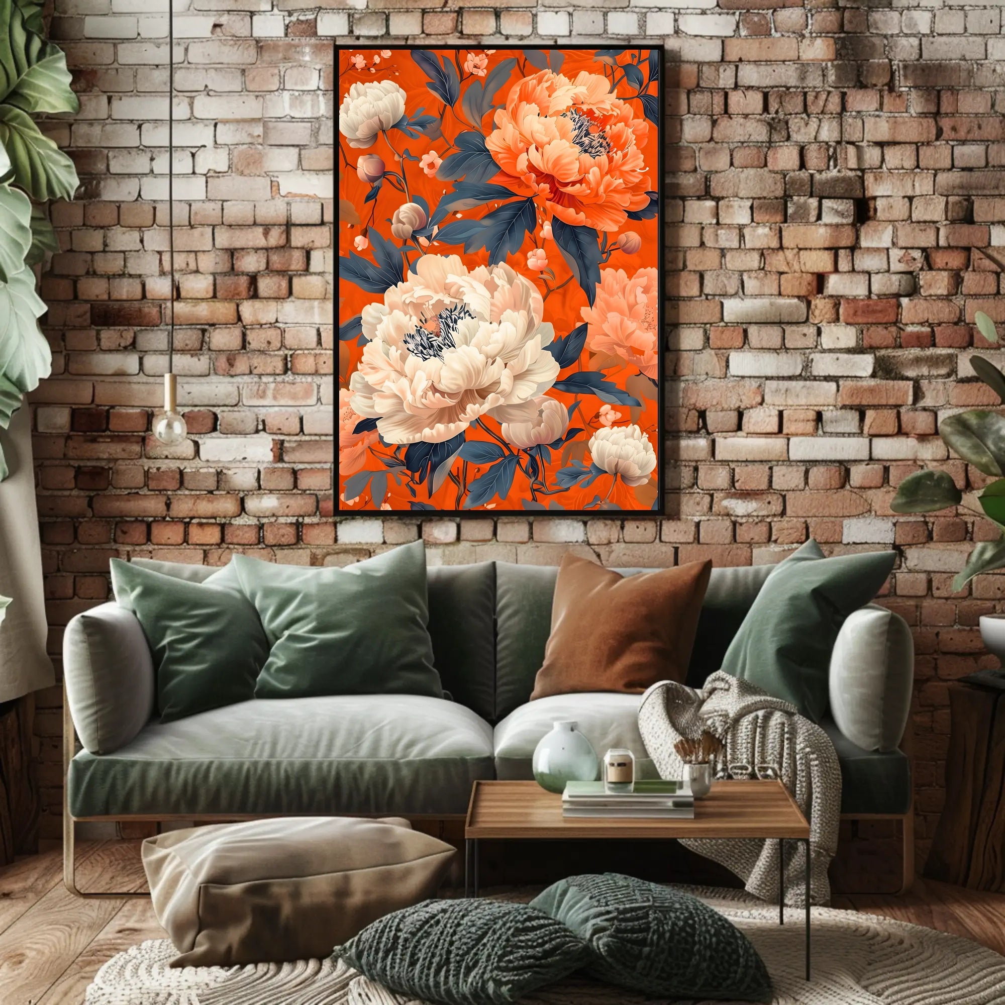 Vibrant Floral Elegance Wall Art Print