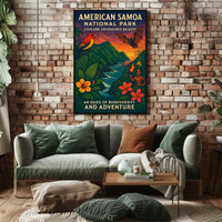 American Samoa National Park Poster: Awe-Inspiring Nature Scenery