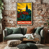Münster Travel Poster