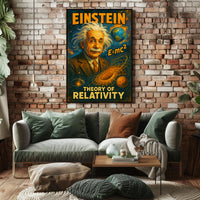 Einstein Theory Of Relativity Poster
