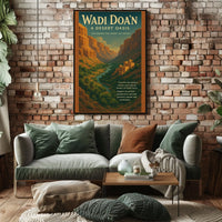 Wadi DoaN A Desert Oasis Poster