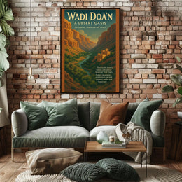 Wadi DoaN A Desert Oasis Poster