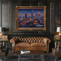 Vietnam Skyline Poster