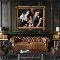 Classic Renaissance Family Scene in Historical or Heritage Poster