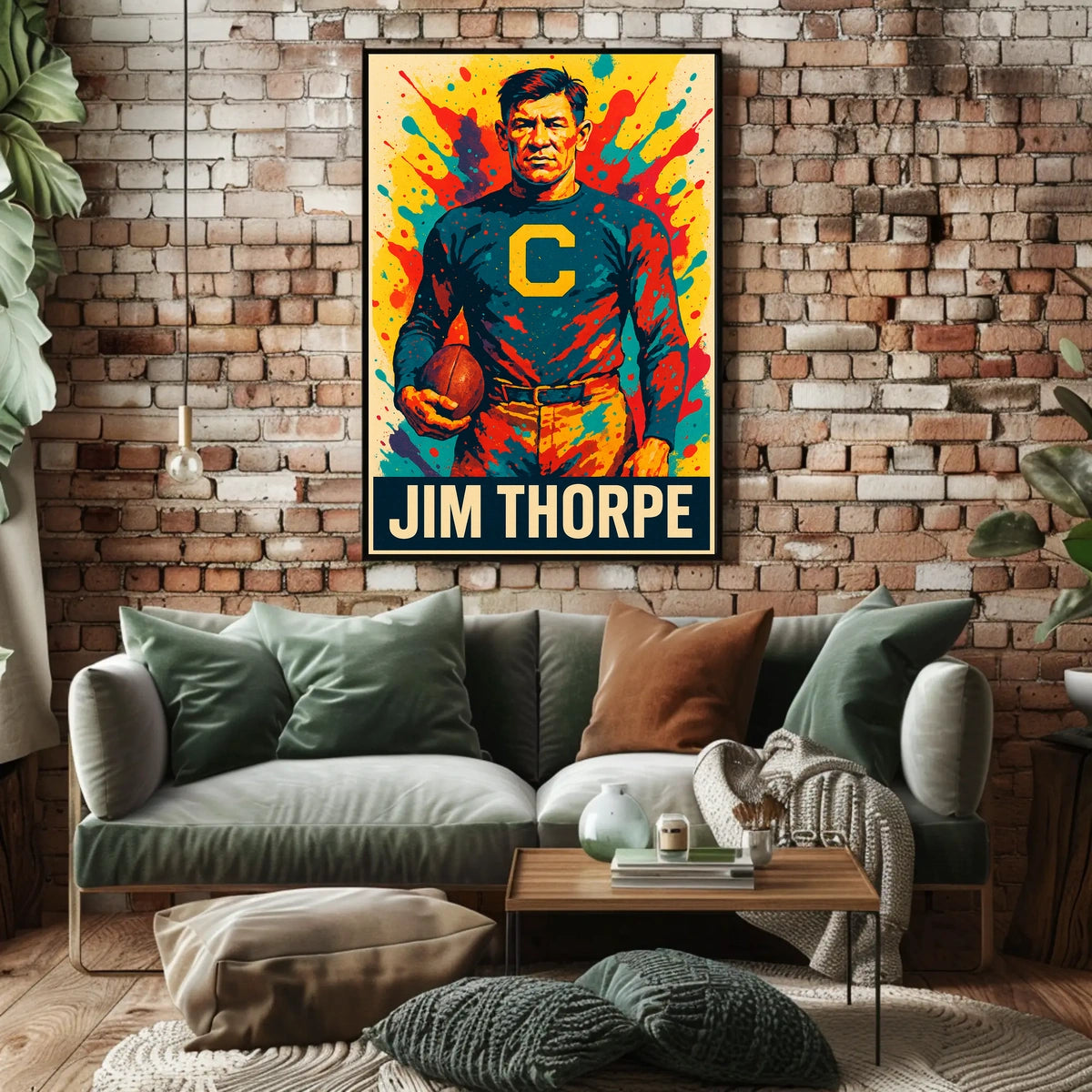 Jim Thorpe Athletic Legend Poster