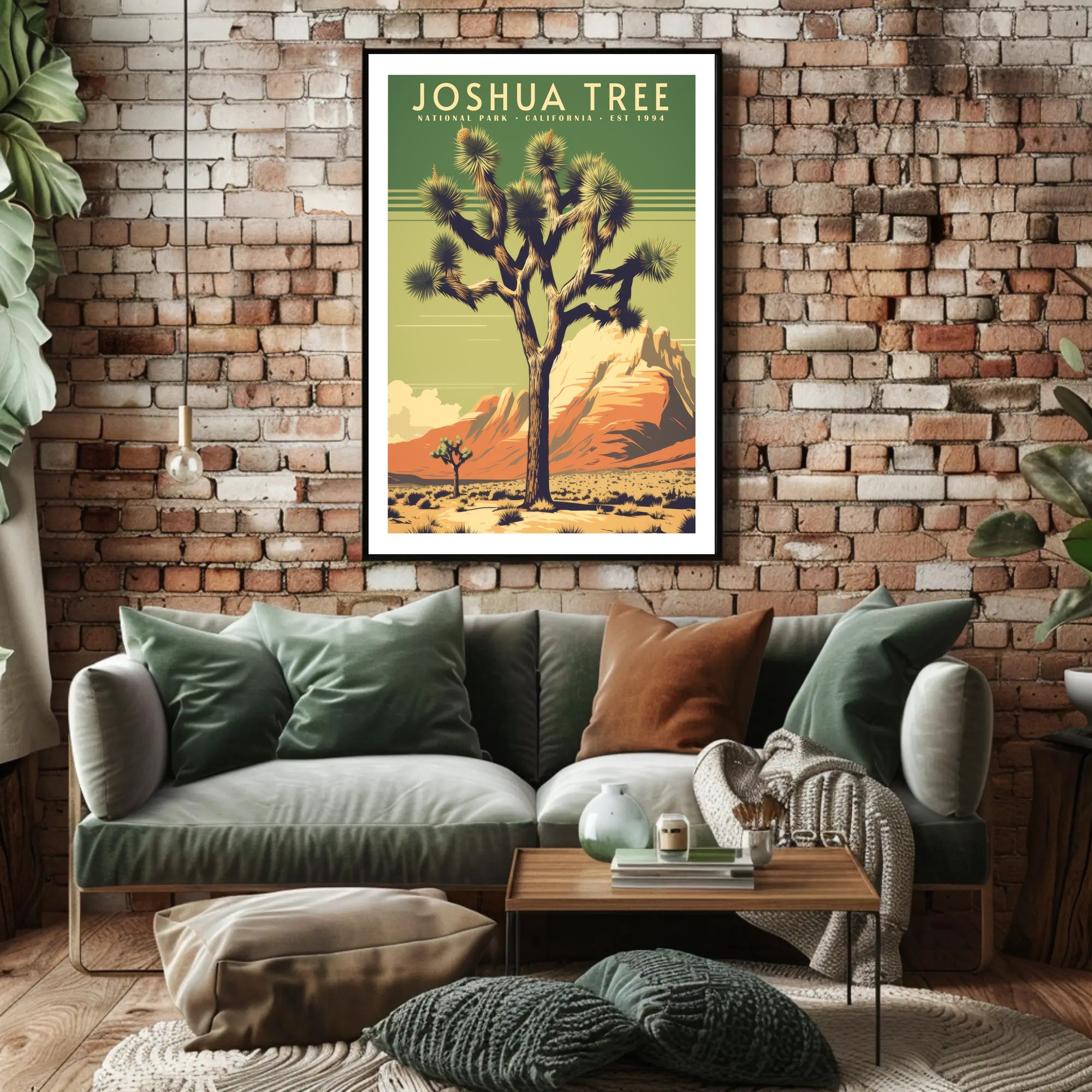 Joshua Tree National Park Scenic Poster Print