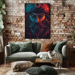 Pirate Adventure Poster: Bold Modern Art Print PosterGoat