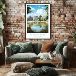Regent's Park Tranquility Travel Poster
