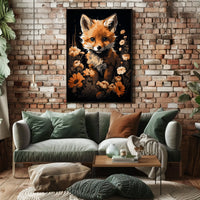 Enchanted Fox in Bloom