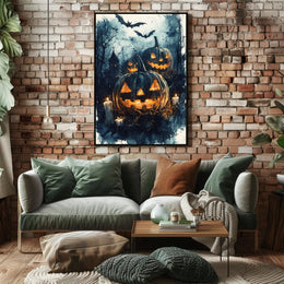Haunted Halloween Night Poster