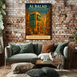 Al Balad The Colorful Old City Of Poster