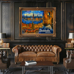 Stockholm Winter Wonderland Poster