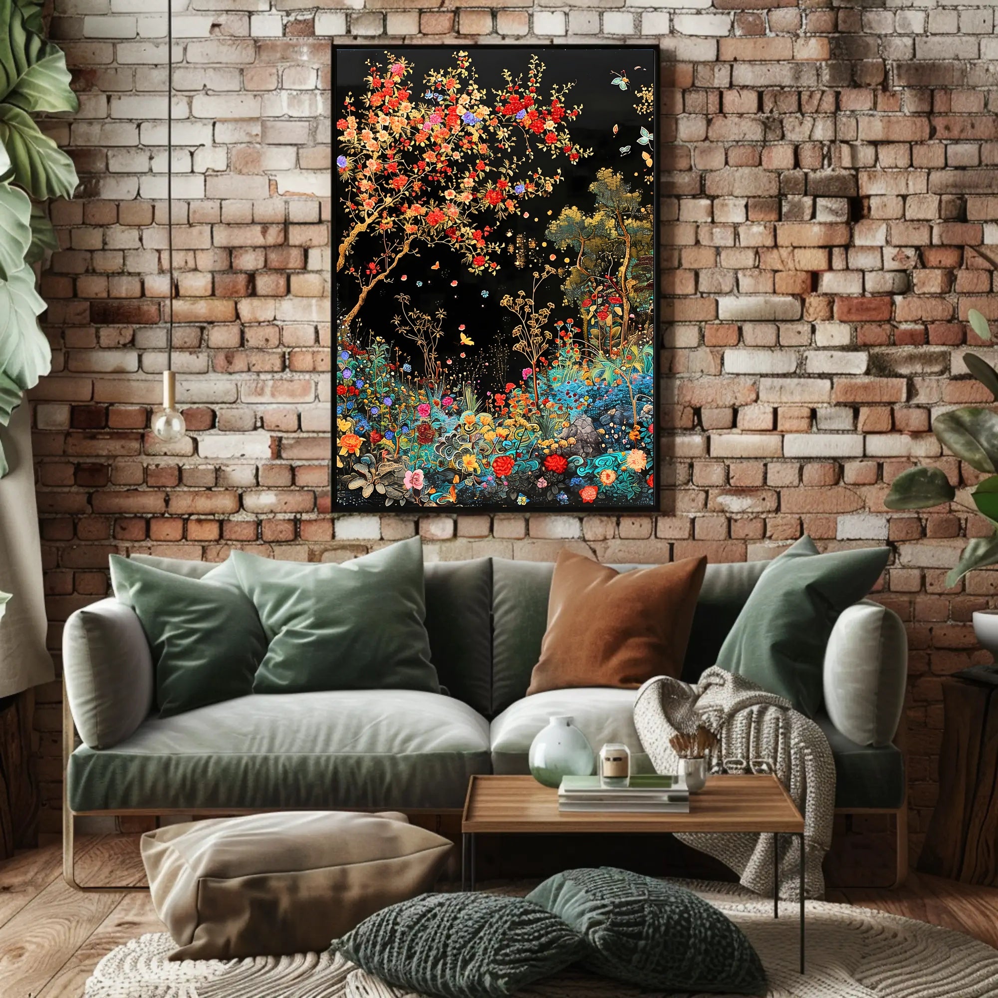 Enchanting Garden Scene: Cultural or Heritage Poster