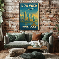 New York Pan Am Poster
