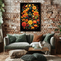Enchanted Floral Cottage Poster