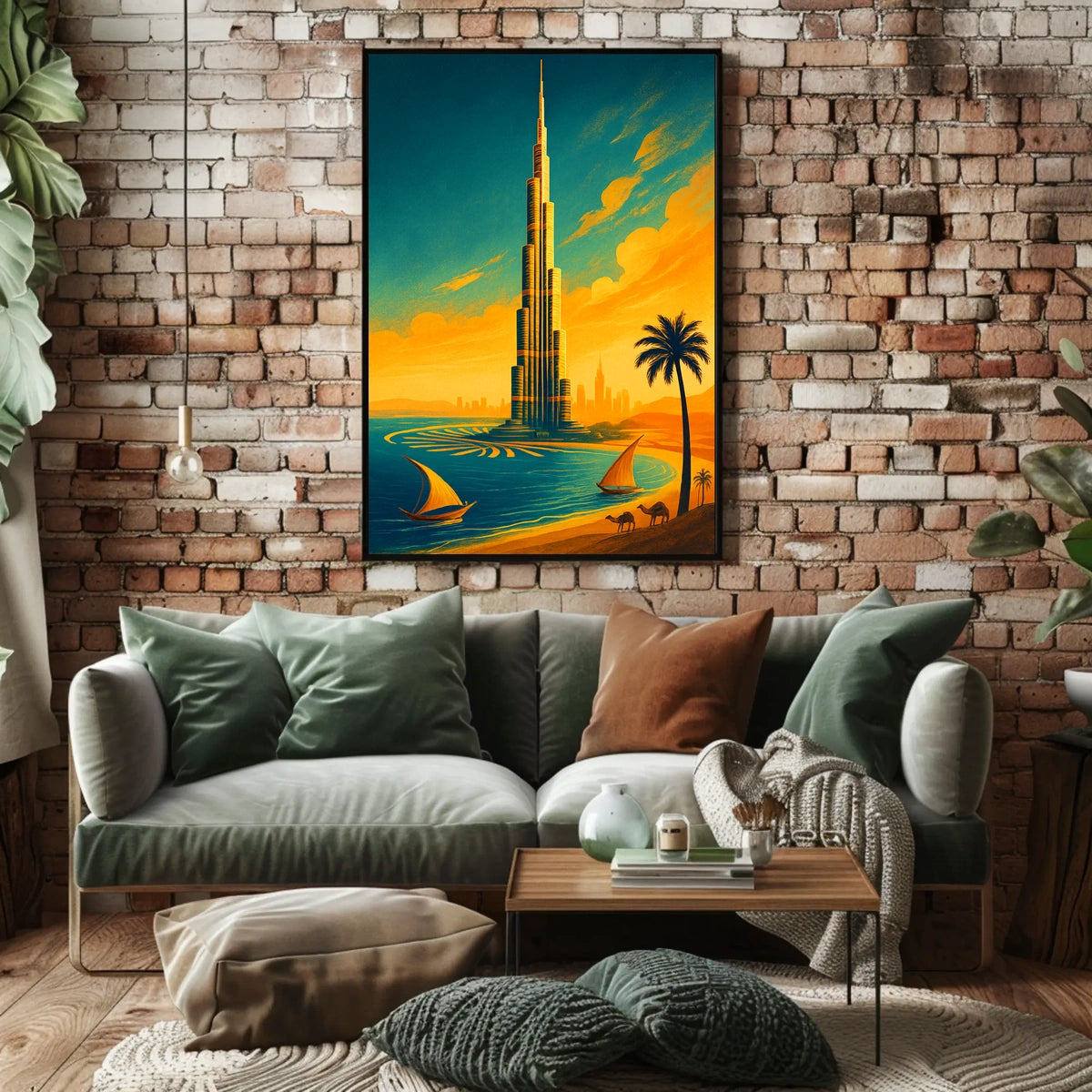 Towering Oasis Poster