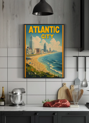Atlantic City Beach Skyline